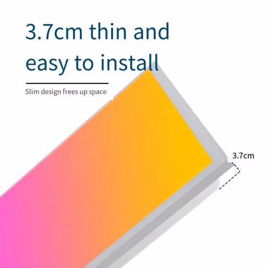 595*595 Recessed LED Ceiling Panel Light Aluminium with Backlit Square LED panel Ceiling Lights