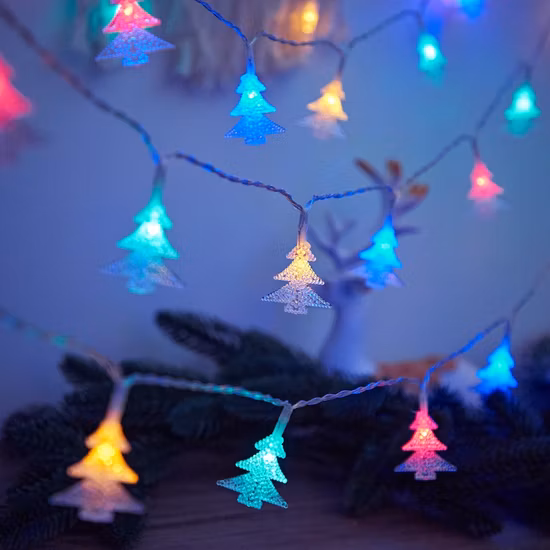 Заводское наружное рождественское мигающее светодиодное гирляндное освещение для рождественского коммерческого здания, праздника, праздничного дома, пальмового дерева, свадебного украшения