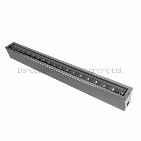 Линейный встраиваемый в пол светодиод IP67 из нержавеющей стали Inground Up Light 12W DMX512