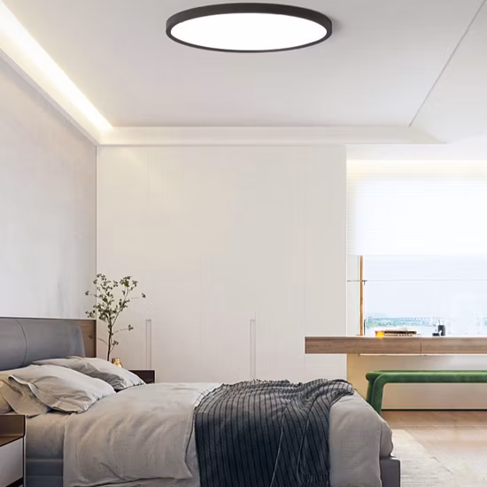 Лидер продаж Energy Star ETL 6 дюймов 12 Вт 5CCT без мерцания с регулируемой яркостью, встраиваемые круглые ультратонкие светодиодные панельные светильники, потолочные светильники